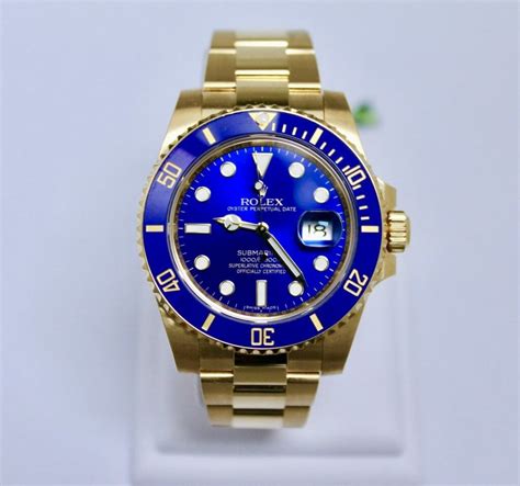 rolex submariner blau gold gebraucht|rolex submariner price list.